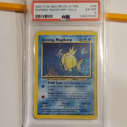 Pokemon Shining Magikarp Neo Revelation Holo Secret Rare PSA 6 66/64 2001 - Image 1