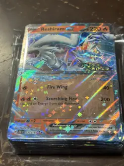 LOT OF (65) Pokemon Reshiram EX 030/159 Journey Together Stamped Promo Holo - Image 1