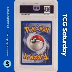 1999 POKEMON UNLIMITED #9/102 MAGNETON RARE HOLO PSA 7 - Image 2