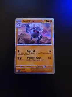 Pokemon TCG Annihilape Scarlet & Violet Base Set 109/198 Holo Holo Rare - Image 1