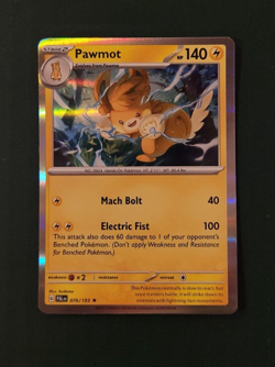 Pokemon TCG, Pawmot, Paldea Evolved #76 Holographic, Rare, Near Mint - Image 1