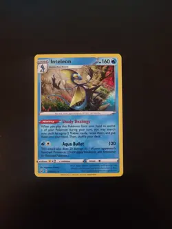 Pokemon TCG Inteleon Sword & Shield Base Set 058/202 Holo Promo - Image 1