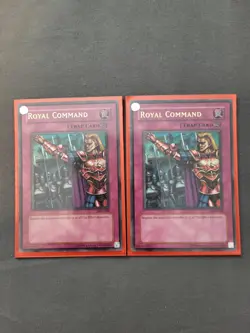 2x Yu-Gi-Oh! LON-080 Royal Command - UR Unlimited - Near Mint - Image 1