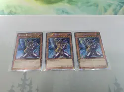 3X Yugioh Buster Blader RA04-EN115 1st Edition Platinum Secret Rare - Image 1