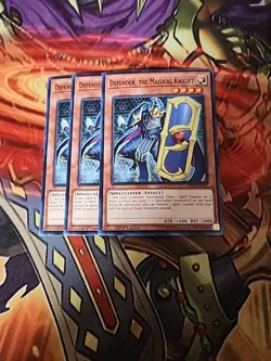 3X Defender, the Magical Knight (SR08-EN007) - Common - 1st Edition NM Yugioh - Image 1
