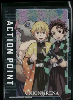 Union Arena TCG Demon Slayer Action Point UEPR/KMY-AP01 - FOIL HOLO - - Image 1