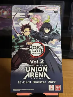 Bandai Union Arena Demon Slayer Vol 2 Booster Pack Sealed - Image 1