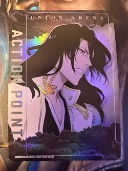 Bleach Byakuya Kuchiki Action Point Foil - UEPR /BLC-AP04 NM - Union Arena - Image 1