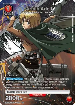 Armin Arlelt Alternate Art Foil - UE10BT/AOT-1-076 NM - Union Arena - Image 1