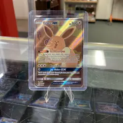 Pokemon Eevee GX SM233 Promo Full Art Holo Card 160 HP Pokemon TCG - Image 1