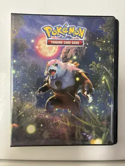 Ultra PRO Pokemon TCG Twilight Masquerade 4 Pocket Portfolio 80 Card Binder - Image 1