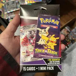 MJ Holding 2025 Pokemon TCG Trick Or Trade 15 Cards+1 Mini Pack 1 Foil Guarantee - Image 1
