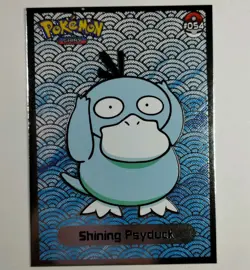 Shining Psyduck Blue 1997 Shiny Pokemon Card Kanto Peru Foil - Image 1