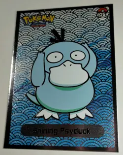 Shining Psyduck Blue 1997 Shiny Pokemon Card Kanto Peru Foil - Image 4