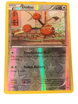 Doduo 115/162 - XY - BREAKthrough -Reversed Holo- Pokemon TCG - 2015 Common Card - Image 1