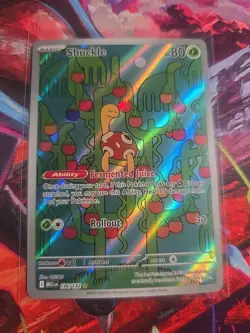 Pokemon TCG Shuckle Holo Mega Evolution Illustration Card 136/132 - Image 1