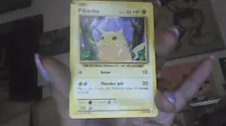 Pokemon Pikachu 2016 Card. Blue mark on corner. Never played with . Asis - Image 1