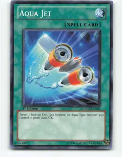 Aqua Jet GENE-EN048 1st Edition YuGiOh Card - Image 1