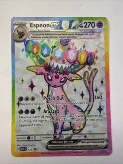 Espeon ex SVP175 Sv: Scarlet & Violet Promo Cards Holo - Image 1