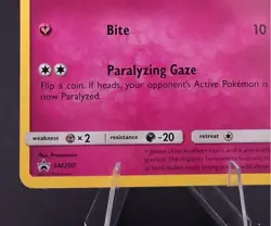 Pokemon TCG Snubbull SM200 Black Star Promo Holo Detective Pikachu Art MP - Image 5
