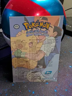 MP Pokemon Topps Pokemon the First Movie Checklist - Image 2