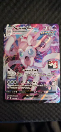 Pokemon Sylveon VMAX 075/203 Play! Series 1 Prize Pack Stamped NM - Image 2
