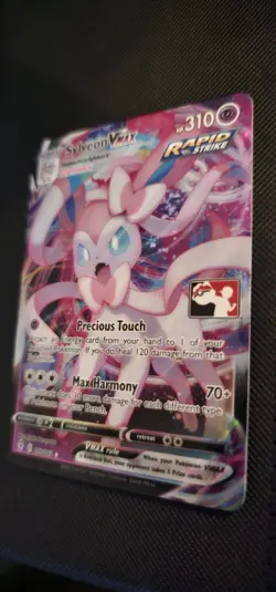 Pokemon Sylveon VMAX 075/203 Play! Series 1 Prize Pack Stamped NM - Image 3