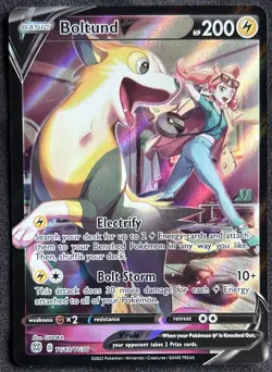 Pokemon TCG Boltund V Sword & Shield: Brilliant Stars TG13/TG30 Holo Secret Rare - Image 1