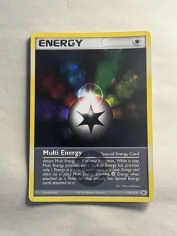 Multi Energy 103/112 Rare Reverse Holo Ex Fire Red Leaf Green Pokemon Card - Image 1
