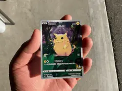 Pikachu NM LP Mirror Reverse Holo Chinese 25th Anniversary Collection Pokemon - Image 4