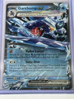 Garchomp ex 038/182 S&V Paradox Rift Double Rare Tera Holo Pokemon TCG 2023 NM - Image 1