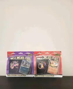 2X Pokemon Ascended Heroes Tech Sticker Collection Set GASTLY & CHARMANDER - Image 1