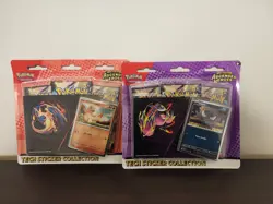 2X Pokemon Ascended Heroes Tech Sticker Collection Set GASTLY & CHARMANDER - Image 3