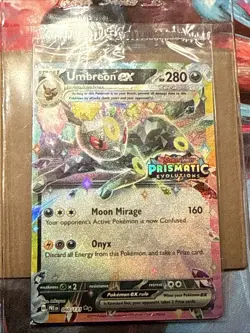 Pokemon TCG Umbreon EX 060/131 Holo Rare Stamped Prismatic Evolutions SEALED NEW - Image 1