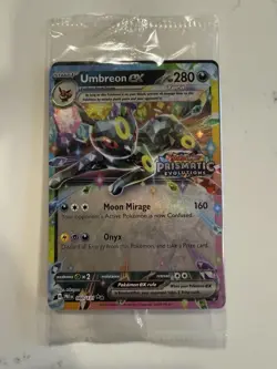 Pokemon TCG-Umbreon ex 060/131 Sealed Stamped Promo Prismatic Evolutions - Image 1