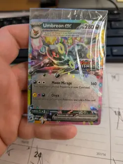 Pokemon Umbreon ex 60/131 Prismatic Evolutions Stamped Surprise Box Promo Sealed - Image 1