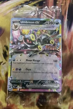 Umbreon ex 60/131 Stamped Sealed Pokemon TCG Prismatic Evolutions Promo - Image 1