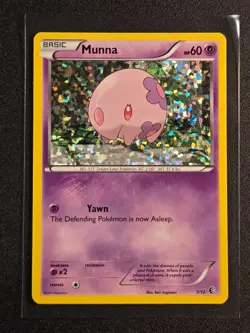 Munna 7/12 Holo McDonald's Promo 2011 Pokemon TCG - LP - Image 1