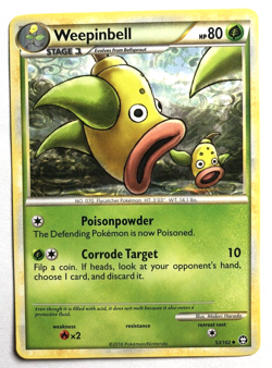 Weepinbell 53/102 Triumphant Pokemon Regular Uncommon NEAR MINT NM - Image 1