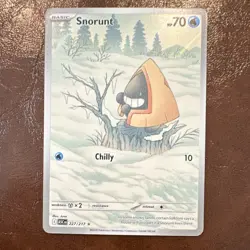 Pokemon TCG Snorunt 227/217 ASCn: Rare Ice Basic 70HP English - Image 1