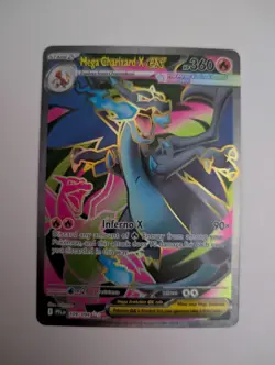 Pokemon TCG Mega Charizard X Ex 109/094 Full Art Phantasmal Flames NM - Image 1
