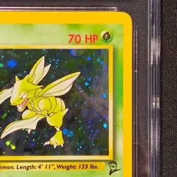 Scyther 17/130 2000 Pokemon Base Set 2 - Unlimited Rare Holo CGC 9 - Image 4