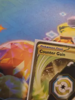 Counter Gain 249/191: Surging Sparks Holo Secret Rare Gold Pokemon - Image 5