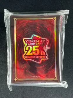 Quarter Century Red 100 Sleeves Yu-Gi-Oh Japanese Sealed 25Th Anniversary YG64 - Image 2