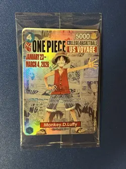 Monkey.D.Luffy (055) (College Basketball US Voyage) P-055 One Piece Illini - Image 1
