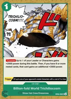 OP06-038 TheBillion-Fold World Trichiliocosm Uncommon Wings of Captain One Piece - Image 1