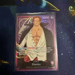 One Piece! Shanks ST05-001 L - Leader - Film Edition - Foil - English - NM/Mint - Image 1