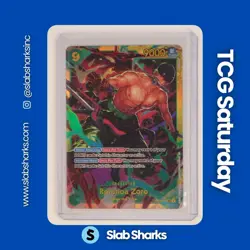 2024 ONE PIECE WINGS OF THE CAPTAIN #OP06-118 RORONOA ZORO SECRET RARE - Image 1