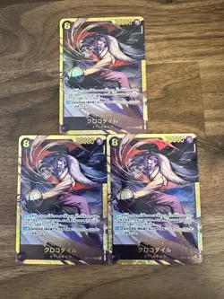 Crocodile OP14-120 SEC Secret Rare The Azure Sea's Seven One Piece Japanese - Image 1