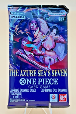 One Piece OP014-EB04 The Azure Sea's Seven TCG - DEAD PACK Sealed Lot of 3 - Image 2